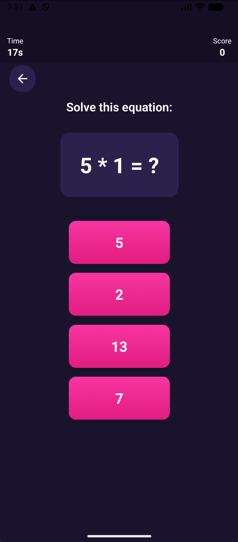 Brainiac quick count game